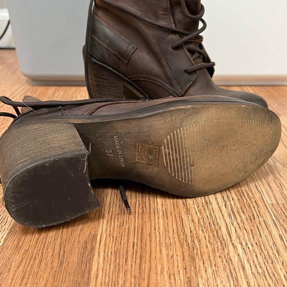 Jeffery Campbell brown boots EUC size 6.5 - Picture 3 of 4